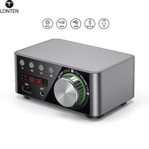 Lonten TPA3116 Class D 5.0 HIFI 2x50w Stereo Amplifier Home Amplifier Support USB TF Card RCA AUX USB Stick LT Ce