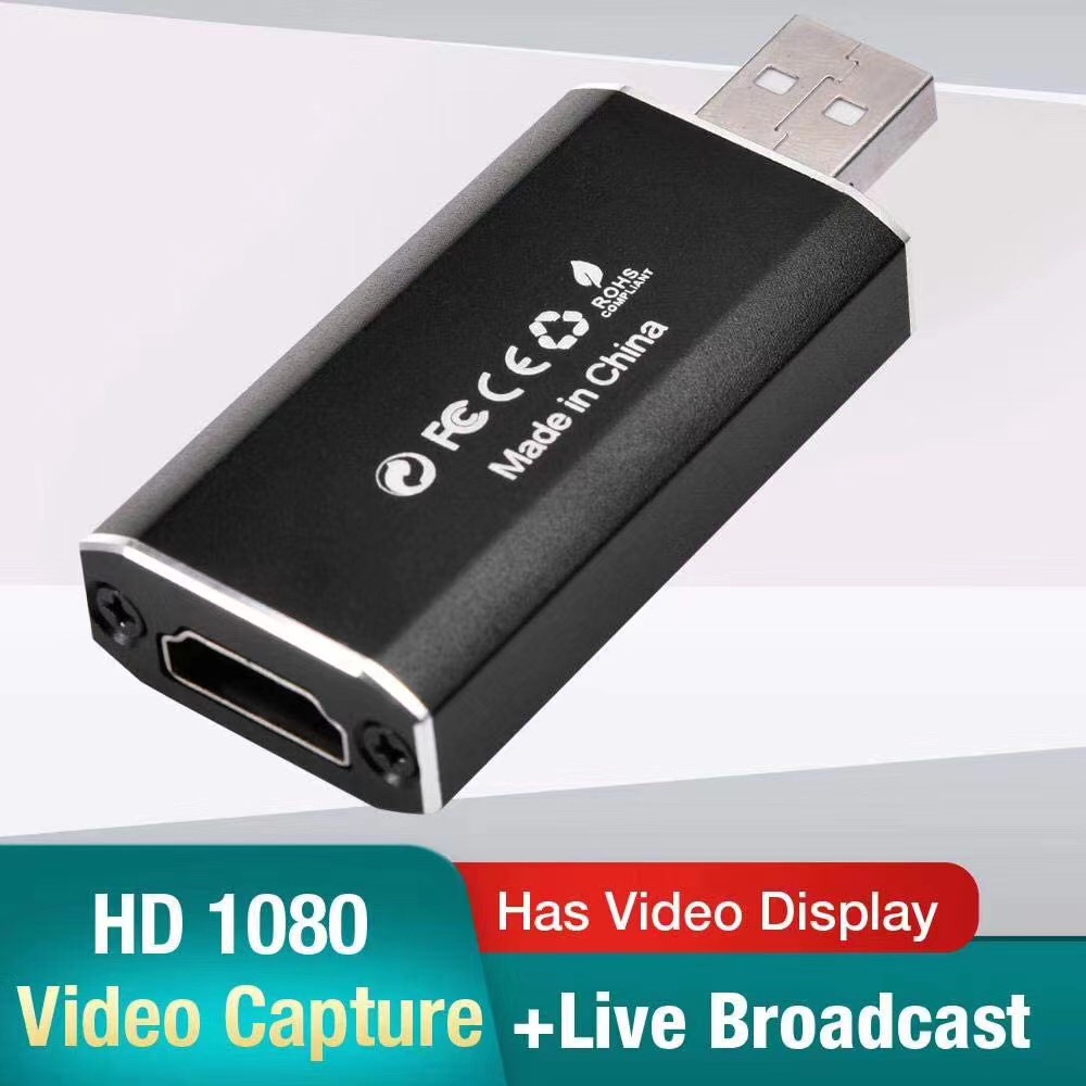 OZC1 Audio Video Capture Cards HDMI to USB 1080p USB2.0 Record via DSLR Camcorder Action Cam for High Definition Acquisition - Image 5