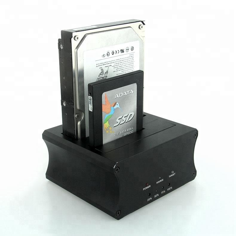 2bays, USB3.0 HDD Docking Station, Hard disk docking with Cloning - Image 2