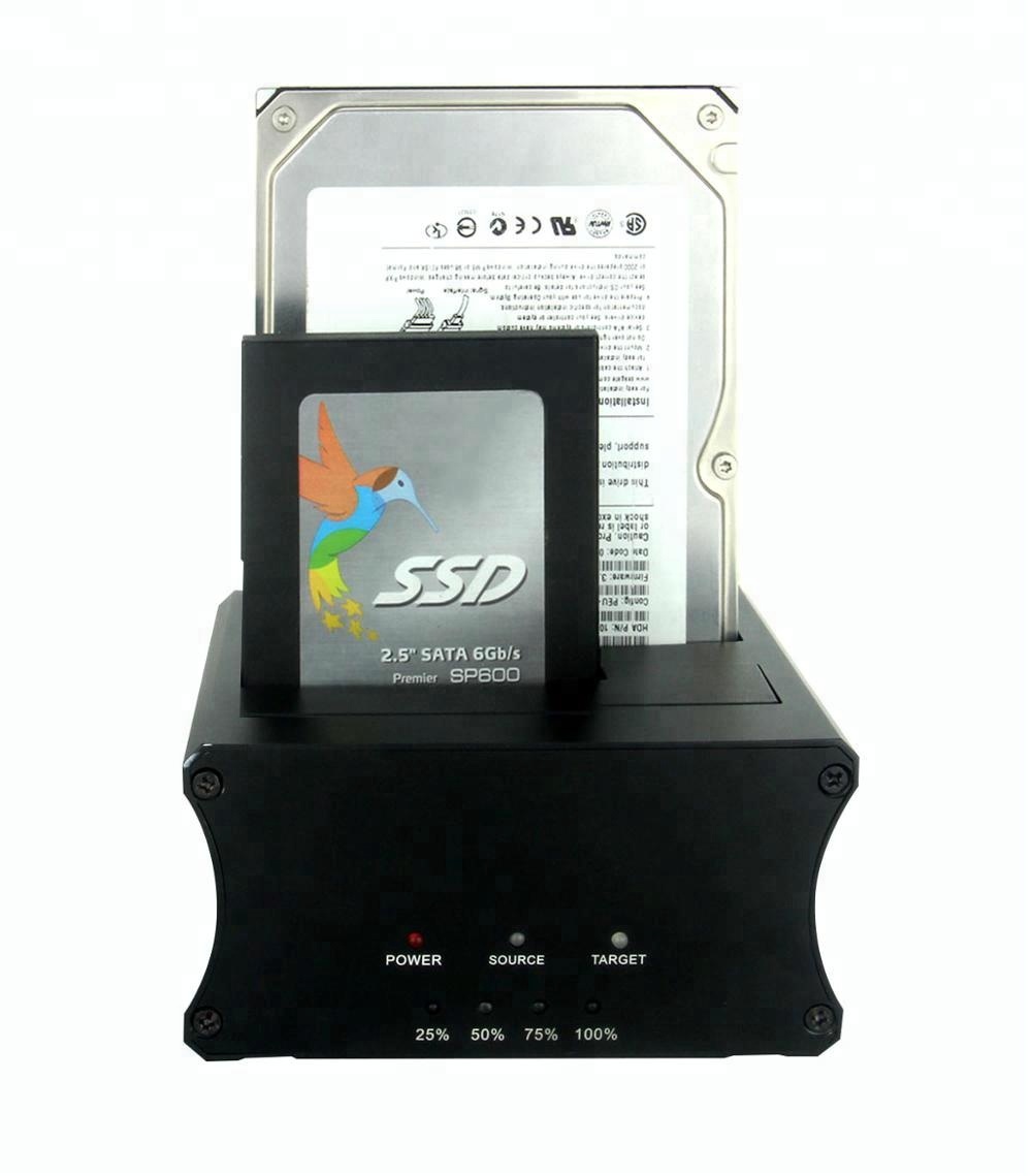 2bays, USB3.0 HDD Docking Station, Hard disk docking with Cloning - Image 5
