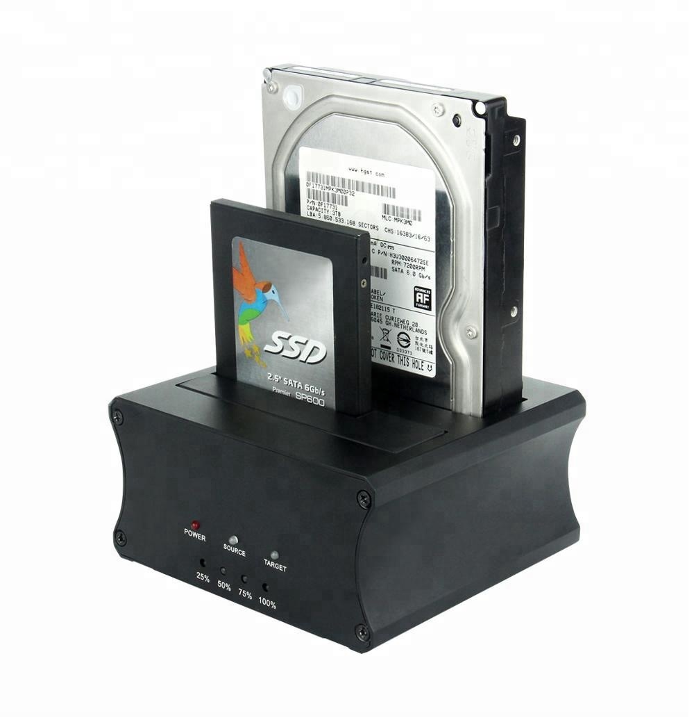 2bays, USB3.0 HDD Docking Station, Hard disk docking with Cloning - Image 4