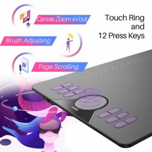 Classic Huion HS610 online teaching education pen drawing graphic tablet pad tablette graphique with express keys